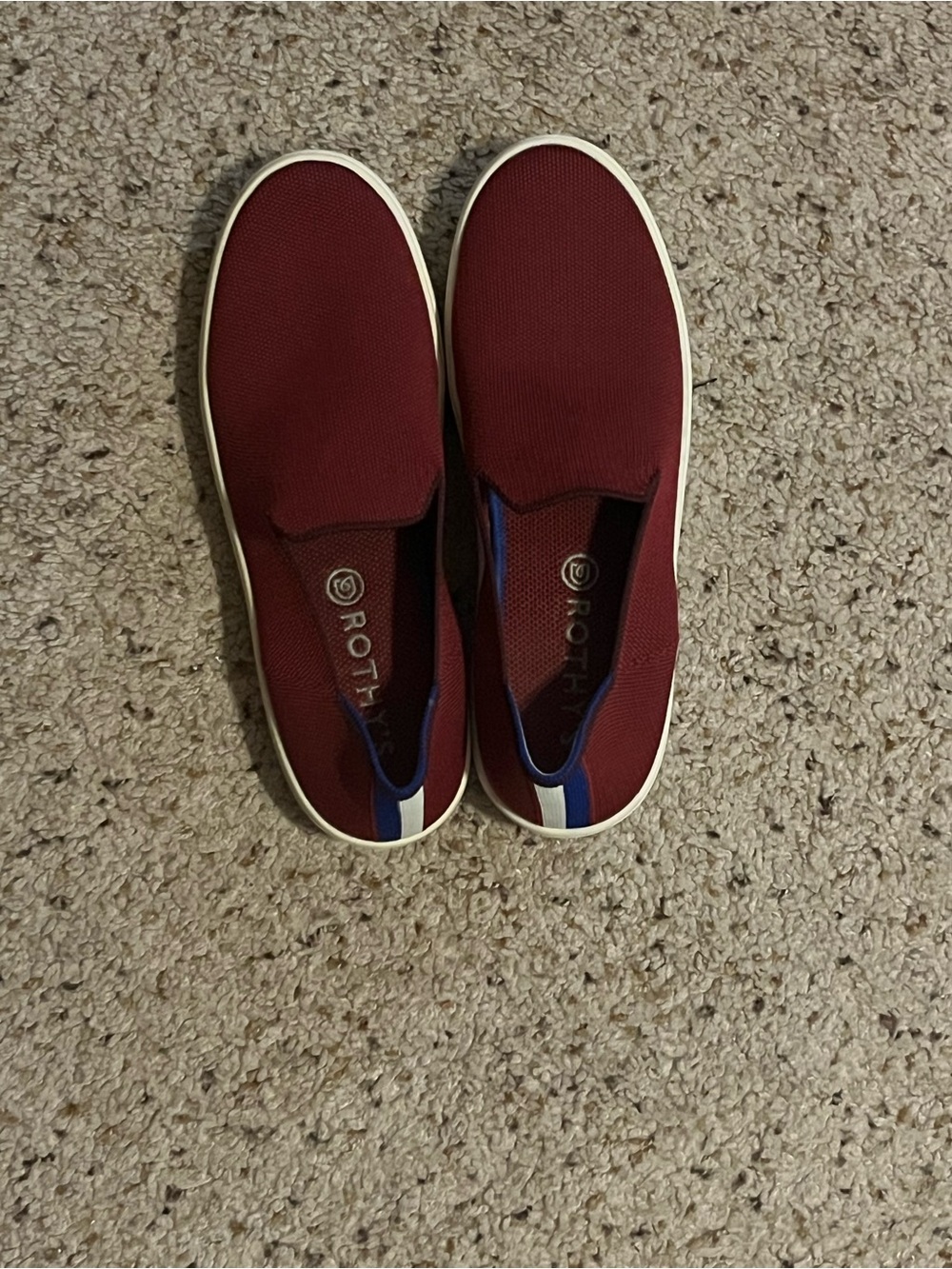 Rothy's women Slip -On Sneaker - Dark Red